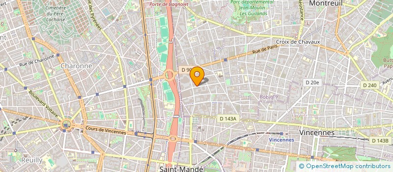 localisation de l'entreprise MON FASO KAARTA  MONTREUIL