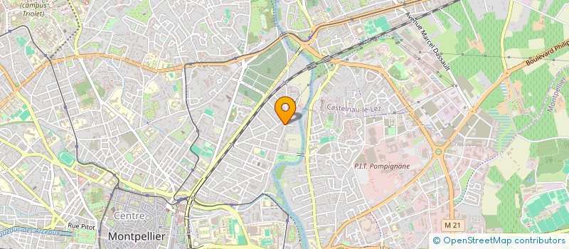 localisation de l'entreprise MON FINANCEUR à MONTPELLIER