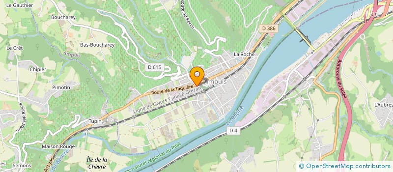 localisation de l'entreprise MON FLEURISTE  AMPUIS