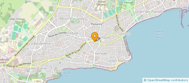 localisation de l'entreprise MON FORMATEUR  SAINT-NAZAIRE