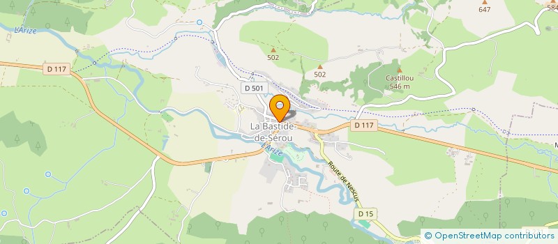 localisation de l'entreprise MON GRAIN DE BEAUTE à LA BASTIDE-DE-SEROU