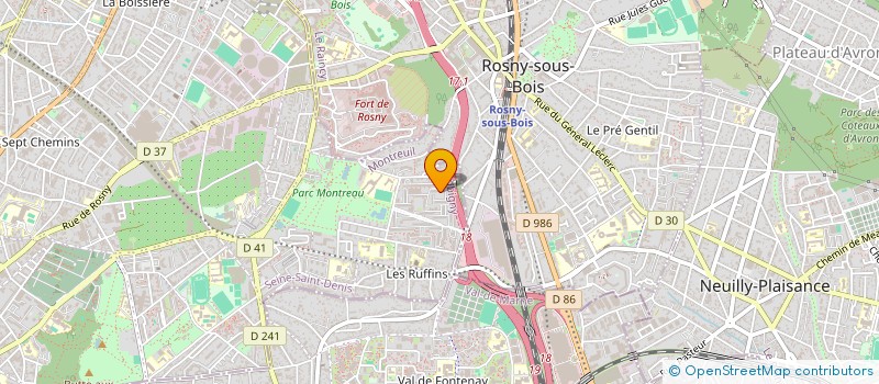 localisation de l'entreprise MON GRAND L'OMBRE à MONTREUIL