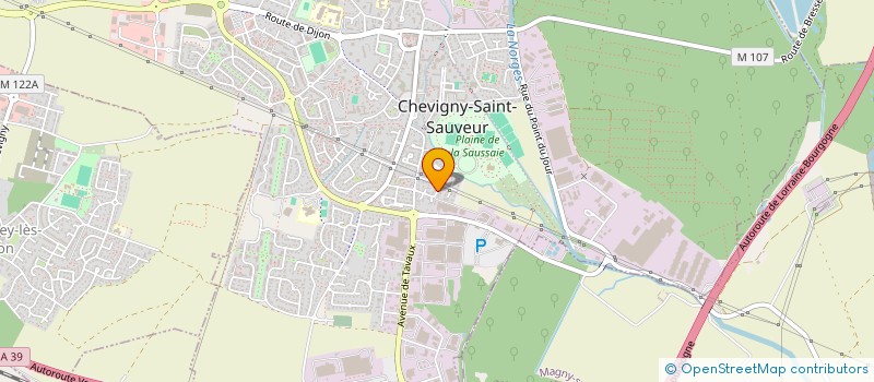 localisation de l'entreprise MON HABITAT à CHEVIGNY-SAINT-SAUVEUR