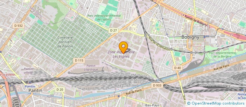 localisation de l'entreprise MON HABITAT FRANCAIS à BOBIGNY