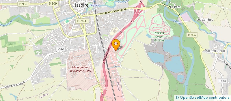 localisation de l'entreprise MON HABITAT POSITIF à ISSOIRE