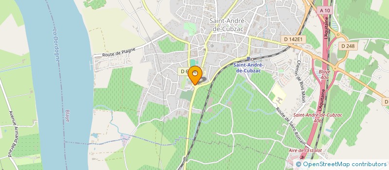 localisation de l'entreprise MON HABITAT RENOV' à SAINT-ANDRE-DE-CUBZAC