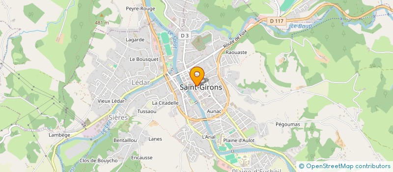 localisation de l'entreprise MON-HERBORISTERIE.COM à SAINT-GIRONS
