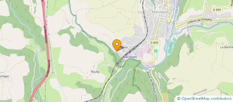 localisation de l'entreprise MON HYPOPARA ET VOUS à MARVEJOLS