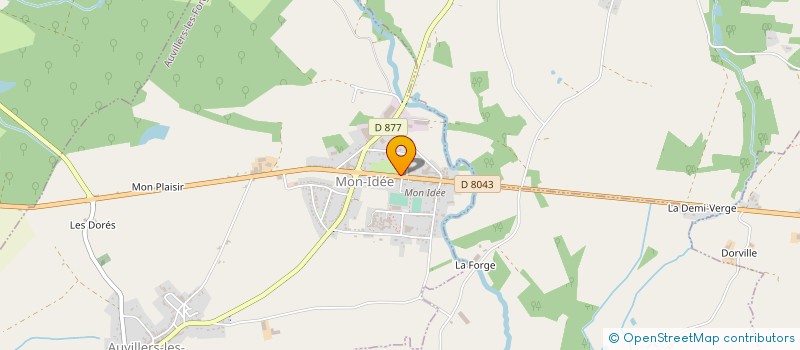 localisation de l'entreprise MON IDEE  AUVILLERS-LES-FORGES