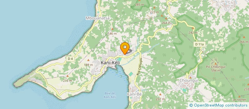 localisation de l'entreprise MON ILE à KANI-KELI