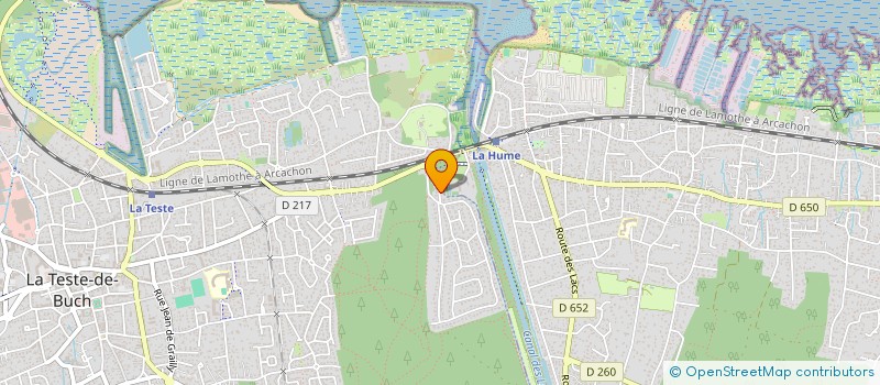 localisation de l'entreprise MON ILOT ROSE à LA TESTE-DE-BUCH