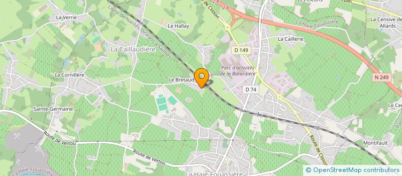 localisation de l'entreprise MON-IMPRIMEUR.FR  LE PALLET