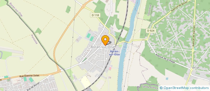 localisation de l'entreprise MON JARDIN  BORAN-SUR-OISE