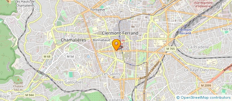 localisation de l'entreprise MON JARDIN à CLERMONT-FERRAND