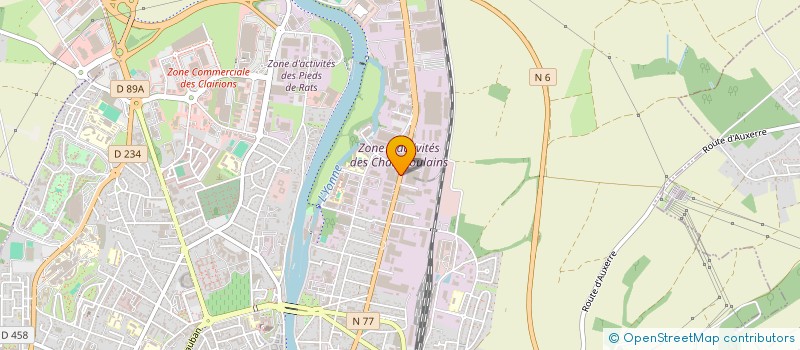 localisation de l'entreprise MON JOB AUXERRE à AUXERRE