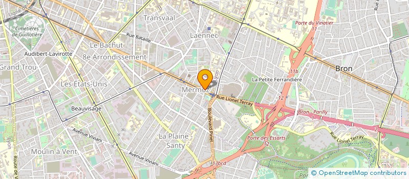 localisation de l'entreprise MON JOB LYON EST  LYON