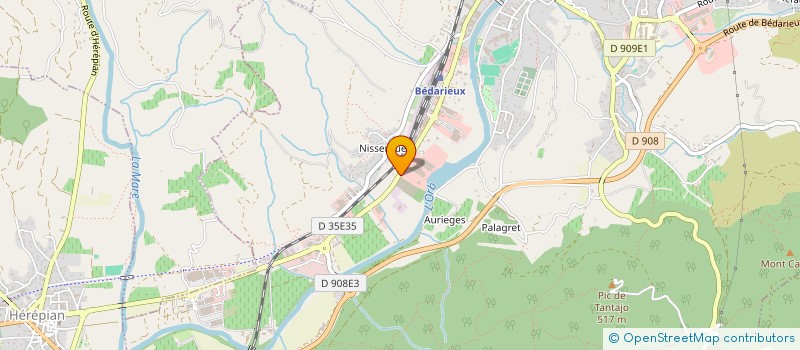 localisation de l'entreprise MON JOLI CAPRICE à VILLEMAGNE L'ARGENTIERE