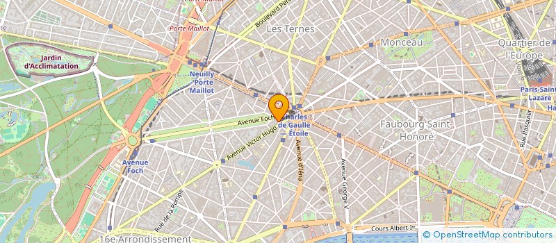 localisation de l'entreprise MON LONGCHAMP IMMOBILIER  PARIS