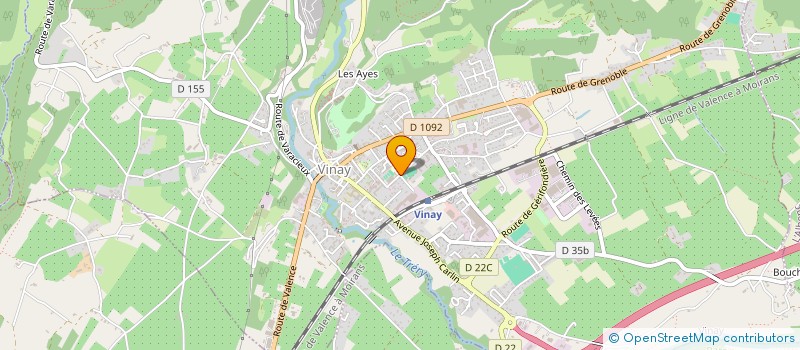 localisation de l'entreprise MON MATERIEL D'ARPLA  VINAY