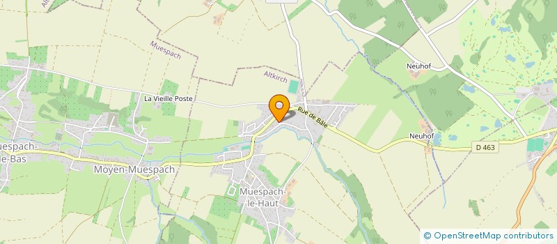 localisation de l'entreprise MON NAT'ELIER  MUESPACH-LE-HAUT