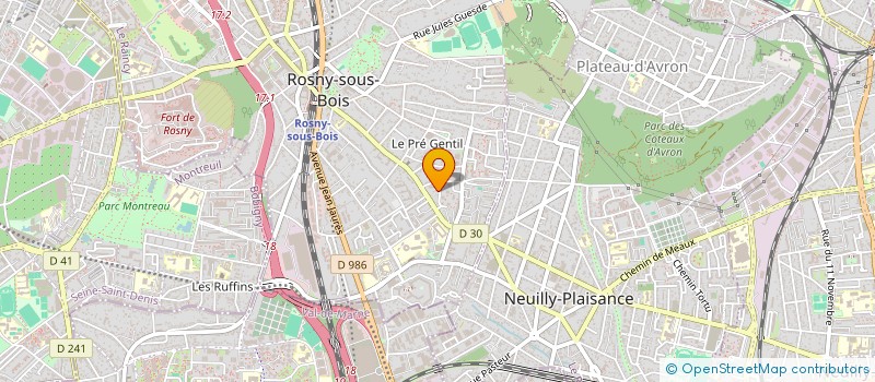 localisation de l'entreprise MON OEIL FILMS  ROSNY-SOUS-BOIS