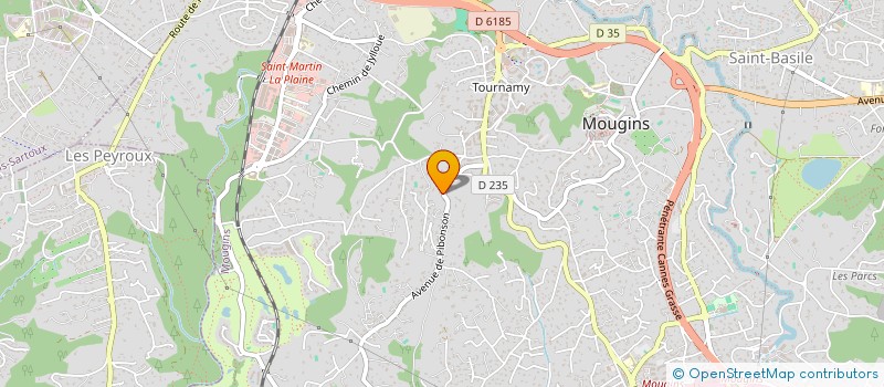 localisation de l'entreprise MON OFFICINE CONSEIL  MOUGINS