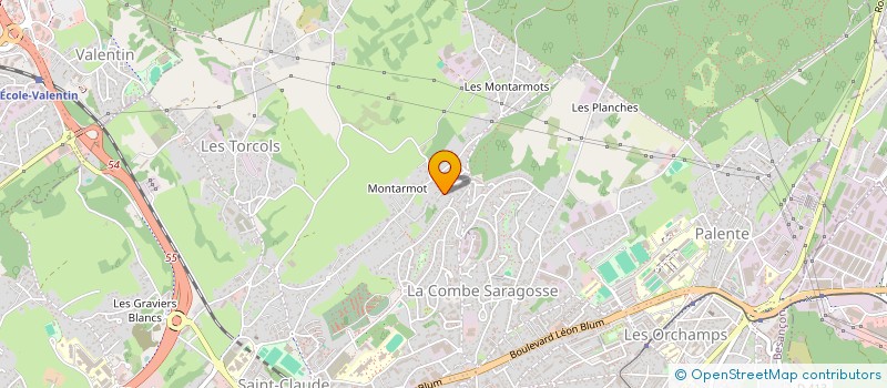 localisation de l'entreprise MON OR  BESANCON