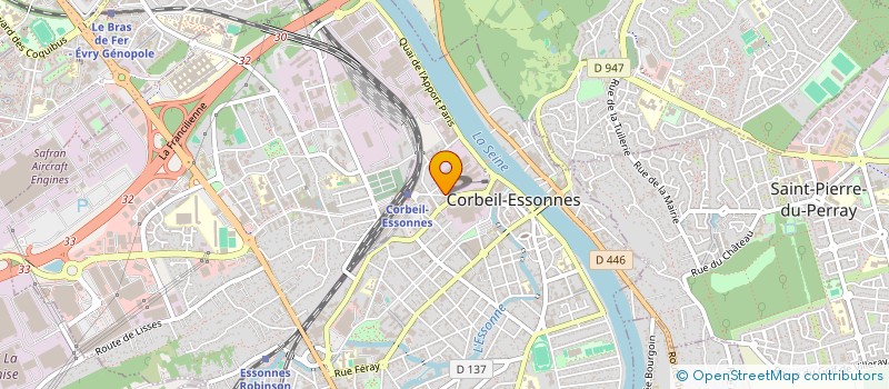 localisation de l'entreprise MON ORTHO à CORBEIL-ESSONNES