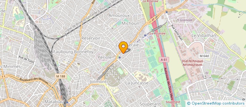localisation de l'entreprise MON P'TIT APPART  TOULOUSE