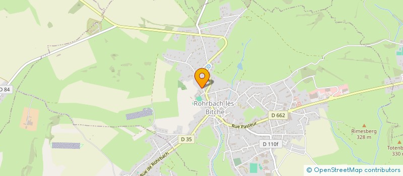 localisation de l'entreprise MON P'TIT GARAGE  ROHRBACH-LES-BITCHE