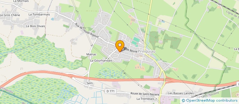 localisation de l'entreprise MON P'TIT RAYON DE SOLEIL  PRINQUIAU