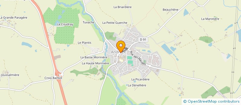 localisation de l'entreprise MON P'TIT SALON à BEAUPREAU-EN-MAUGES
