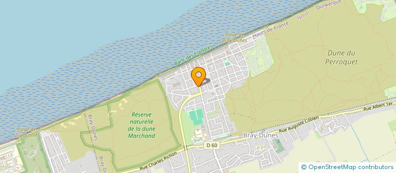 localisation de l'entreprise MON  P'TIT  SPECTACLE  BRAY-DUNES