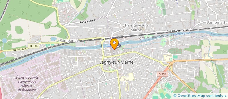 localisation de l'entreprise MON P'TIT VIET  LAGNY-SUR-MARNE