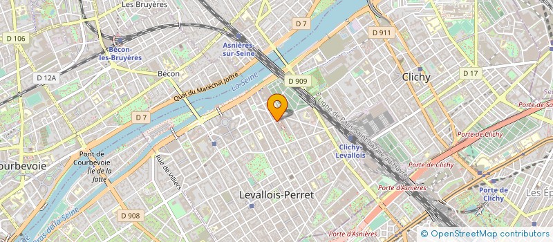 localisation de l'entreprise MON PANIER BIO à LEVALLOIS-PERRET