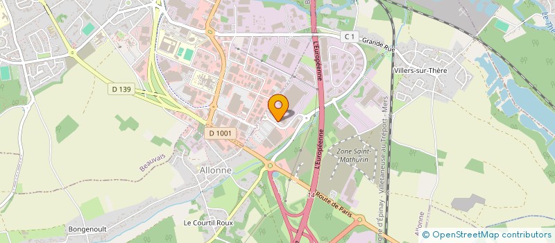 localisation de l'entreprise MON PARI GOURMAND  ALLONNE