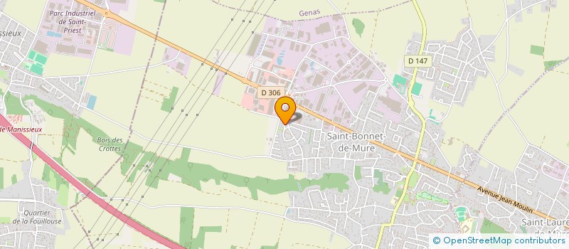 localisation de l'entreprise MON PARTENAIRE FONCIER  SAINT-BONNET-DE-MURE