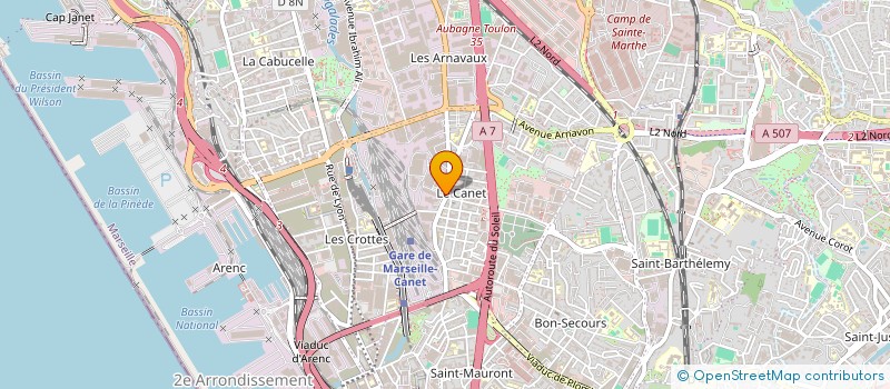 localisation de l'entreprise MON PARTENAIRE INDUSTRIEL à MARSEILLE