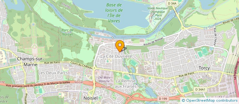 localisation de l'entreprise MON PETIT BOUCHON à NOISIEL