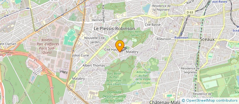 localisation de l'entreprise MON PETIT BRESIL  LE PLESSIS-ROBINSON