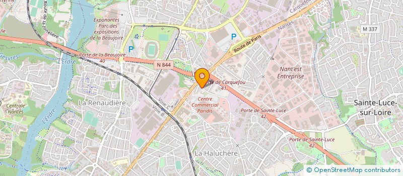 localisation de l'entreprise MON PETIT LULU à NANTES