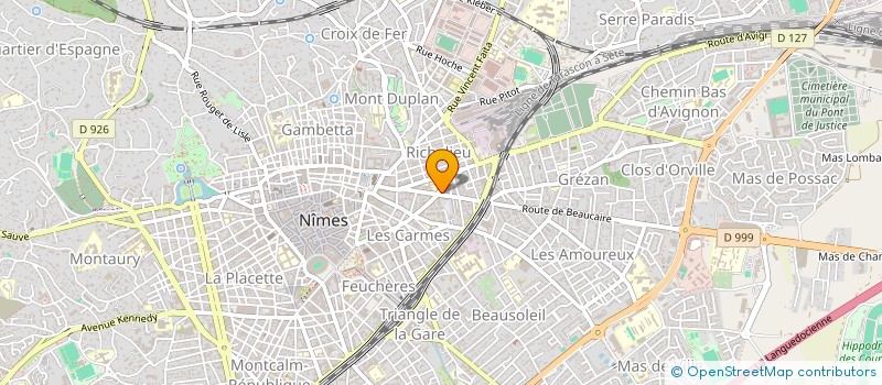 localisation de l'entreprise MON PETIT MAGASIN GARDOIS  NIMES