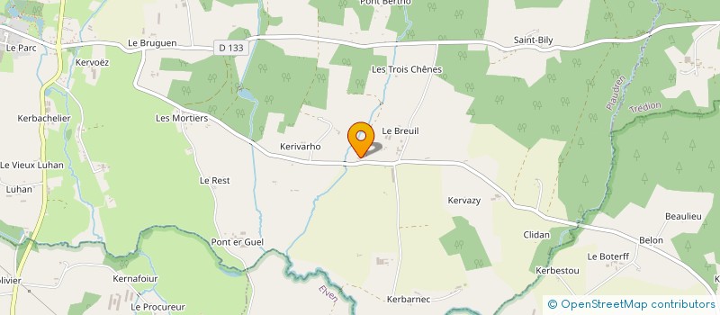 localisation de l'entreprise MON PETIT PALAIS  PLAUDREN