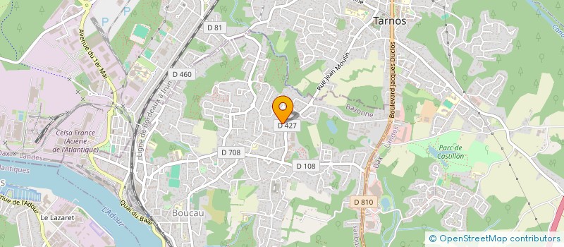 localisation de l'entreprise MON PETIT VOYAGE  BOUCAU