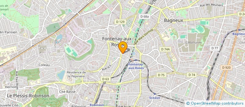 localisation de l'entreprise MON PHAI THU VAN SAN QUYEN DAO à FONTENAY-AUX-ROSES