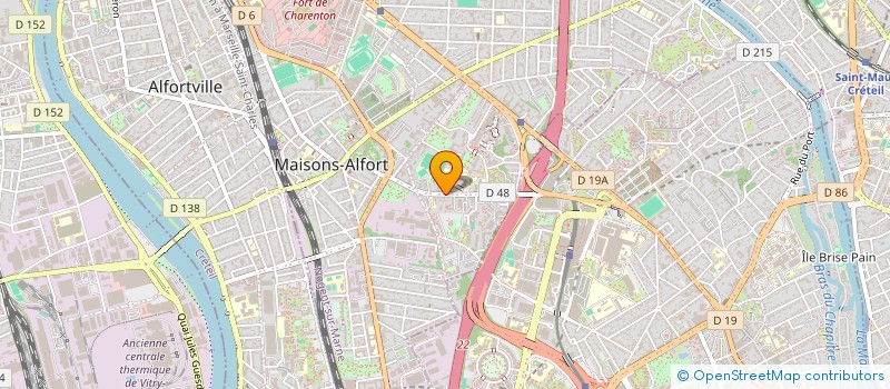 localisation de l'entreprise MON PLAISIR EN BIO à MAISONS-ALFORT