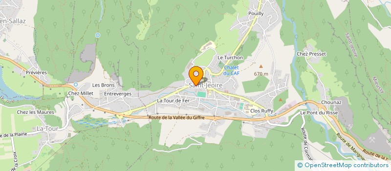 localisation de l'entreprise MON PLANT FRAISE à SAINT-JEOIRE