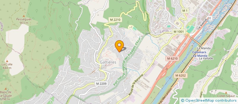 localisation de l'entreprise MON PLOMBIER  GATTIERES