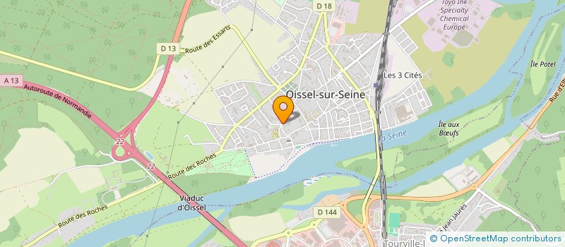 localisation de l'entreprise MON POLE FORMATION  OISSEL