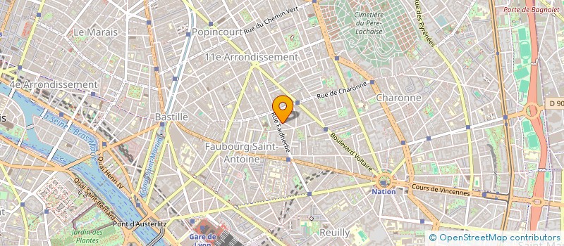 localisation de l'entreprise MON POP UP PARIS  PARIS